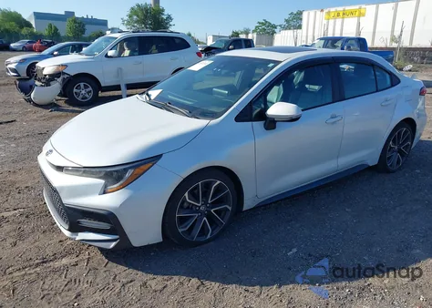 2022 Toyota Corolla Xse z USA, uszkodzony, nr VIN 5YFT4MCE9NP129156